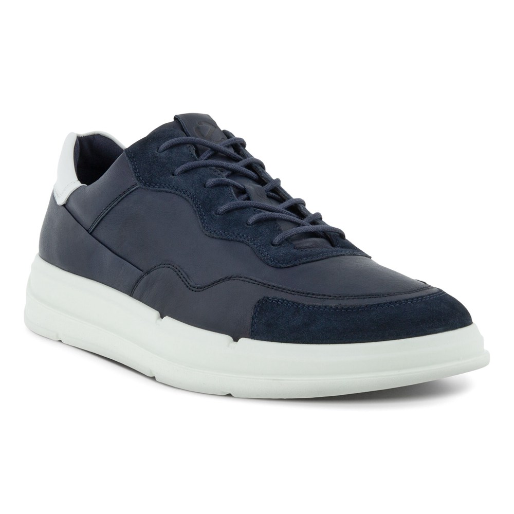 ECCO Mens Sneakers Navy - Soft X - LYZ-243905